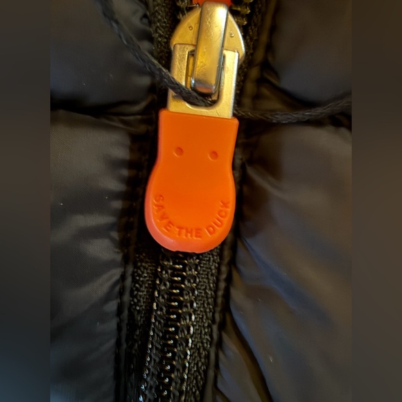 NWT Save The Duck Kids Boys Dony Puffer Jacket Black Size 8 - Picture 11 of 15